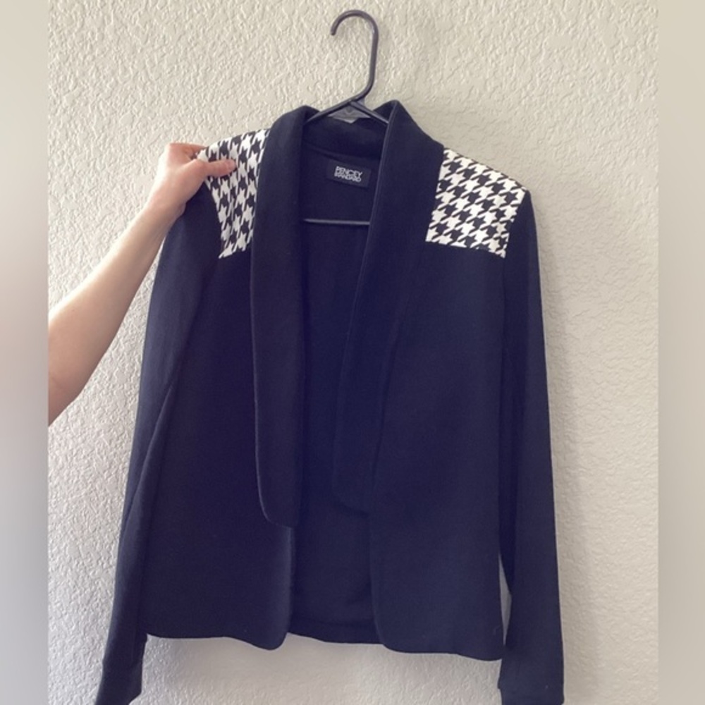 Pencey Houndstooth Shoulder blazer